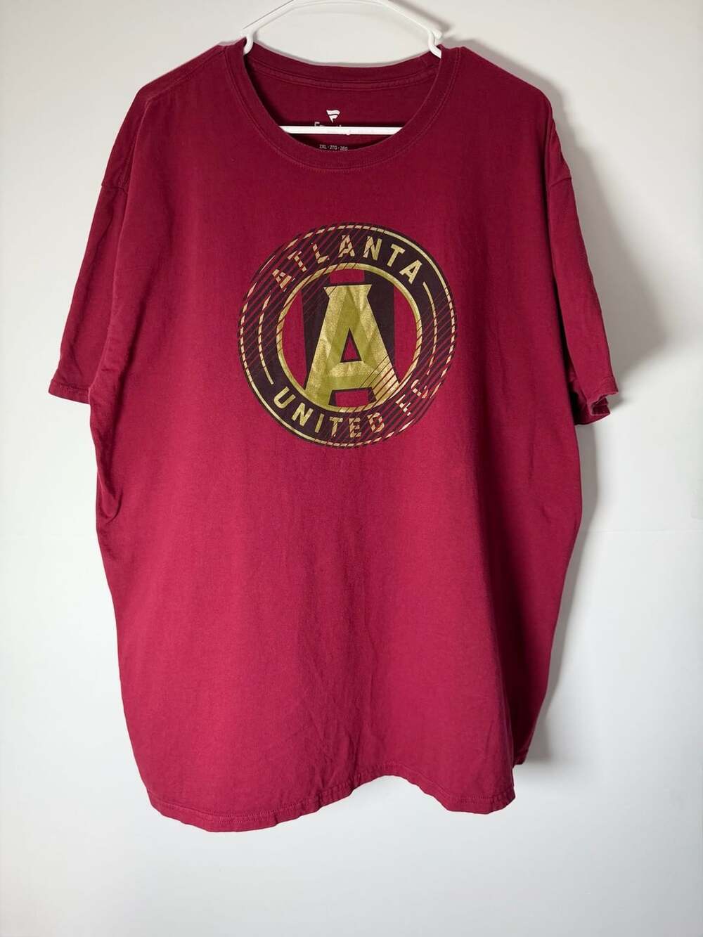 Fanatics Atlanta United FC Logo T-Shirt Size 2XL Maroon